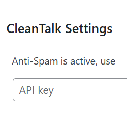 CleanTalk Settings