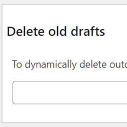 Outdated Drafts